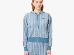 Женская жаккардовая толстовка Lacoste