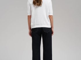 Джемпер прямого кроя из 100% хлопка