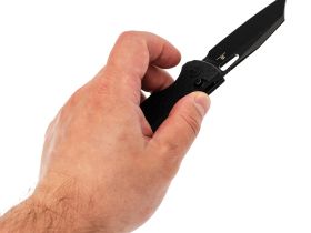 Складной нож Bestech Guardian, сталь D2, рукоять G10/карбон, черный