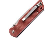 Складной нож QSP Parrot, сталь D2, рукоять микарта, красный