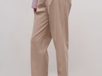 Брюки прямого силуэта на высокой посадке