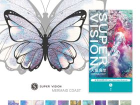 Набор акварели Super Vision "Mermaid coast", перламутры и хамелеоны, 10 цв*8 мл туба в картонной кор