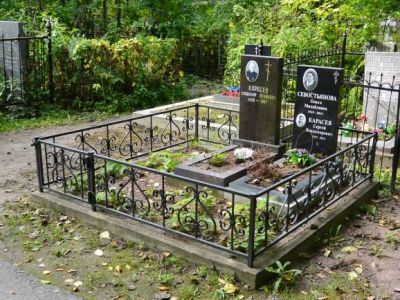 Могила Карасева Владимира Якумовича (1900-1967 гг.) - Героя Социалистического Труда