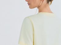 Футболка с цветочным принтом, Желтый