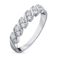 Классическое кольцо из белого золота э4712кц04200771_white