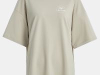 Оверсайз футболка со спущенным плечом