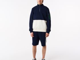 Мужская толстовка Lacoste колор-блок