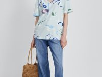 Футболка с абстрактным принтом