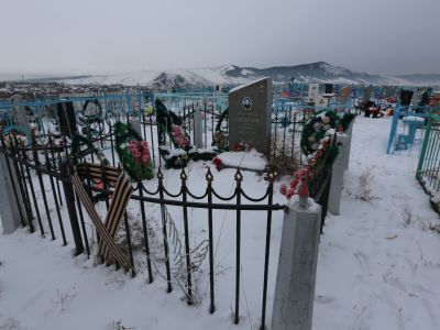 Могила Героя Советского Союза Е.И.Соломенникова (1898-1986 гг.)