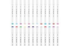 Набор маркеров для скетчинга MESHU 24 цв, цветочная гамма