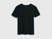 Футболка в рубчик, Черный