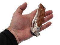 Складной нож Витязь B5292D, сталь Дамаск, рукоять древесина