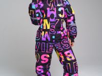 Зимний комбинезон из мембранной ткани для девочки