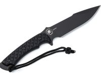 Нож с фиксированным клинком Spartan Blades Horkos, сталь CPM S35VN, рукоять микарта, чехол черный