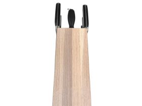 Подставка для ножей магнитная комбинированная Woodinhome KS016SOW, дуб
