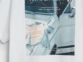 Футболка с принтом, Белый