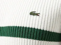 Мужской свитер Lacoste свободного кроя в полоску