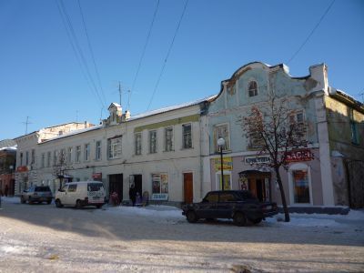 Дом, в котором в 1941 г. помещался штаб Елецких партизан