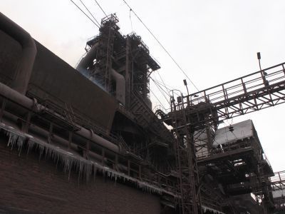 Место размещения первой доменной печи Магнитогорского металлургического комбината