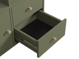 Стеллаж Кейн 6-75x75 Оливковый