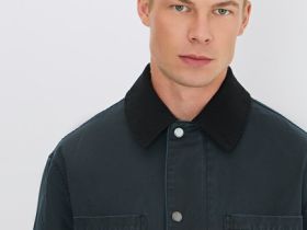 Куртка с накладными карманами, Зеленый