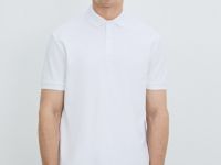 Поло из хлопка, Белый