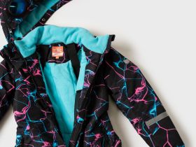 Комбинезон текстильный с полиуретановым покрытием для девочек