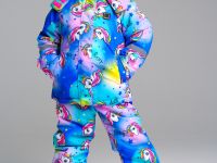 Комплект текстильный с полиуретановым покрытием для девочек: куртка, полукомбинезон