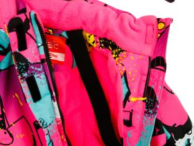 Комбинезон текстильный с полиуретановым покрытием для девочек