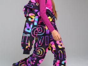 Зимний комбинезон из мембранной ткани для девочки