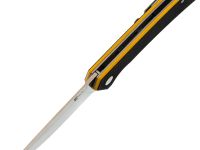 Складной нож Амур Техно малый, сталь VG-10, рукоять G10 черно-желтый