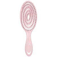 Подвижная био-расчёска Solomeya Detangling Bio Hair Brush Light Pink
