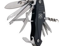 Нож перочинный Stinger 96 мм, 15 функций, черный