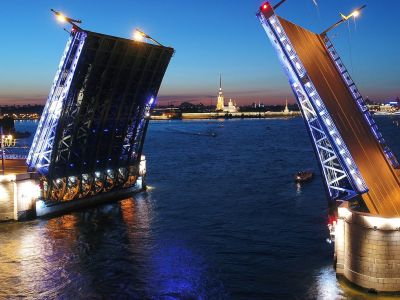 Пять разводных мостов