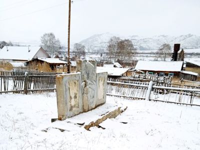 Братская могила погибших партизан