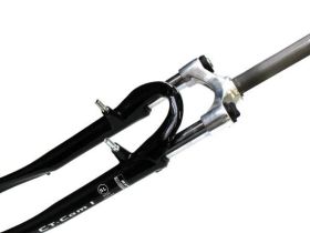 Амортизационная вилка RST CT-COM T7 SL 28" (черный 28" 50 мм эксцентрик 9 мм шток 1 1/8" (28.6 мм), алюминий)