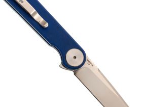 Складной нож Dr.Tech W3897GB, сталь D2, рукоять G10, синий