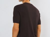 Вязаная футболка из пряжи, Фиолетовый