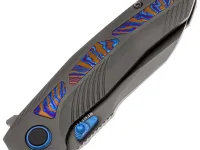 Складной нож Remette Kestrel DLC, сталь S35VN, рукоять титан/Timascus