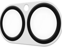 Защитное стекло Krutoff для объективов камеры Apple iPhone 17 с чёрным ободком