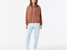 Женская лёгкая куртка Lacoste с капюшоном