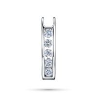 Классическая подвеска из серебра э0612пд02183900_white
