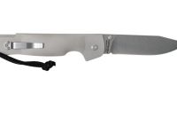 Нож складной Cold Steel Pocket Bushman, сталь 4116, рукоять нержавеющая сталь, серебристый