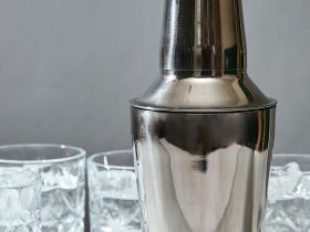 Шейкер коктейльный Tempesta, серебро