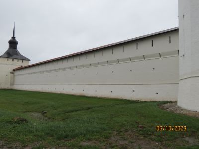 Прясло крепостной стены Нового города между Казанской и Московской башнями