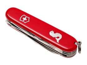 Нож перочинный Victorinox Fisherman, сталь X50CrMoV15, рукоять нейлон, красный