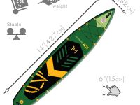 Надувная доска для SUP-бординга ZAP Adventure Pro 14 Fusion