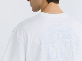 Футболка с объёмным принтом, Белый