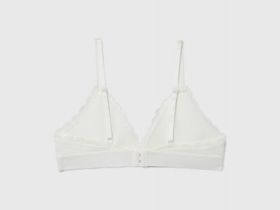 Топ с кружевом для девочек, Белый