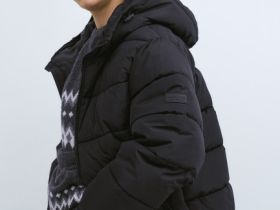 Утеплённая куртка для мальчиков, Черный